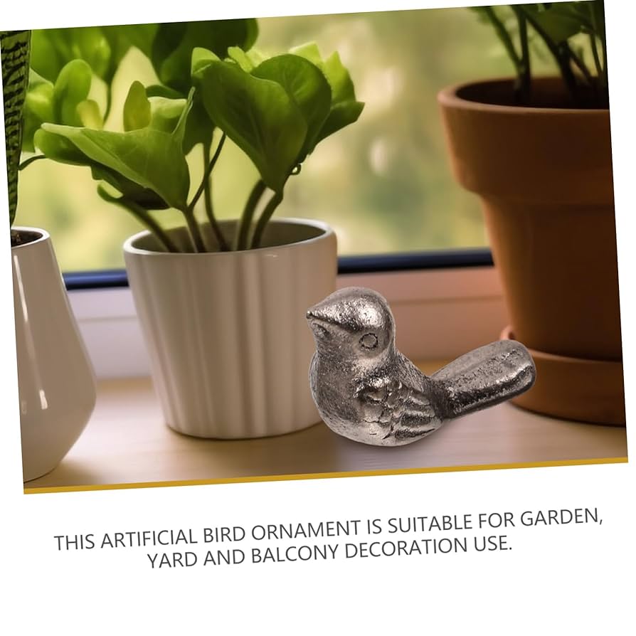Amazon.co.jp: Levemolo 10個 鋳鉄製の鳥の装飾品 動物 メタル